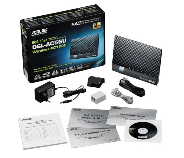 ASUS DSL-AC56U (1200Mb/s a/b/g/n/ac Aneks A/B, 2xUSB) - 265485 - zdjęcie 4